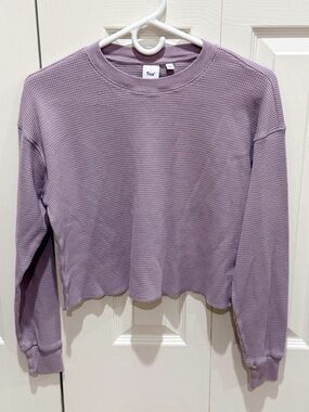 Lavender waffle tee